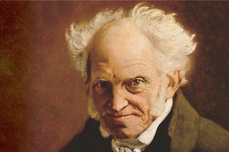 Potret klasik Arthur Schopenhauer, filsuf Jerman terkenal.