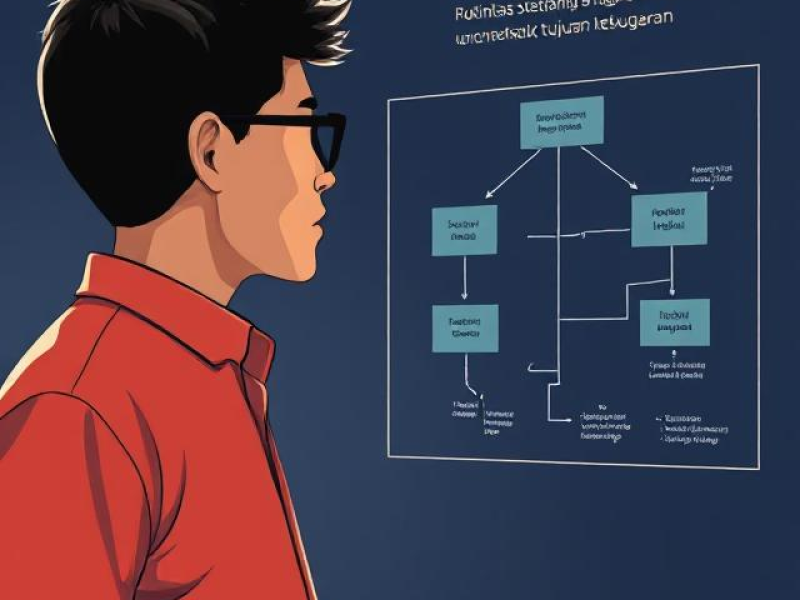 Gambar diagram sistem yang menunjukkan rutinitas harian untuk mencapai tujuan kebugaran.